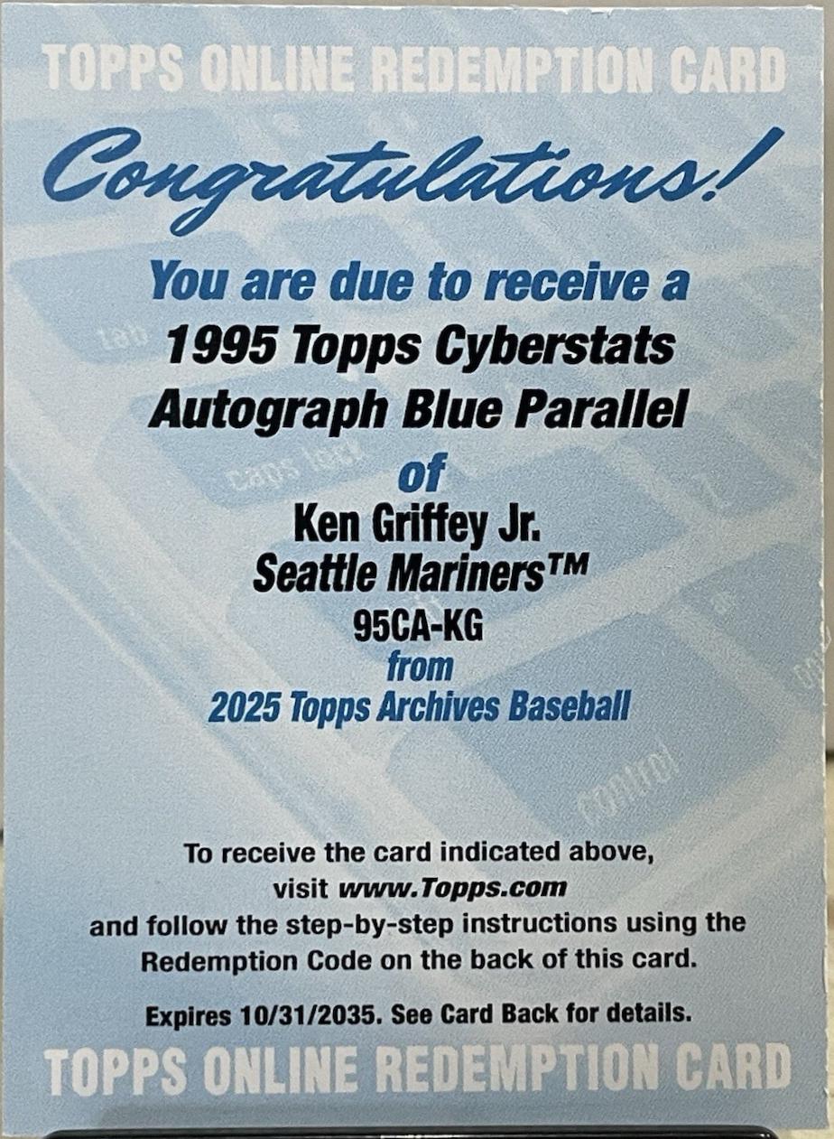 Ken Griffey Jr. [Blue] #95CA-KG