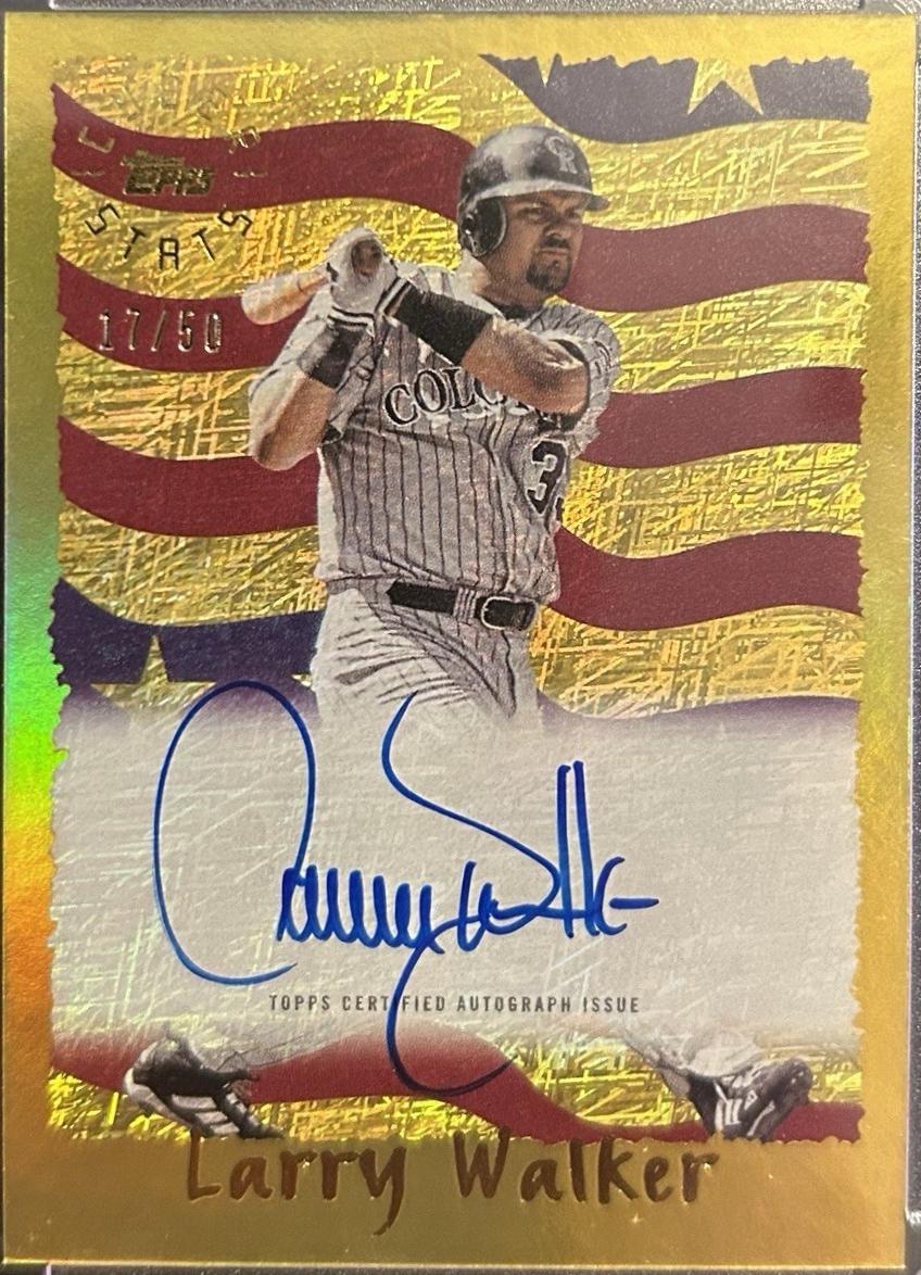 Larry Walker [Gold] #95CA-LW