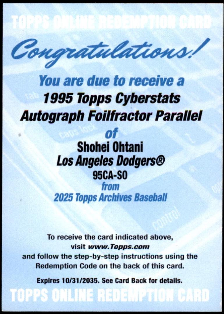 Shohei Ohtani [Foilfractor] #95CA-SO