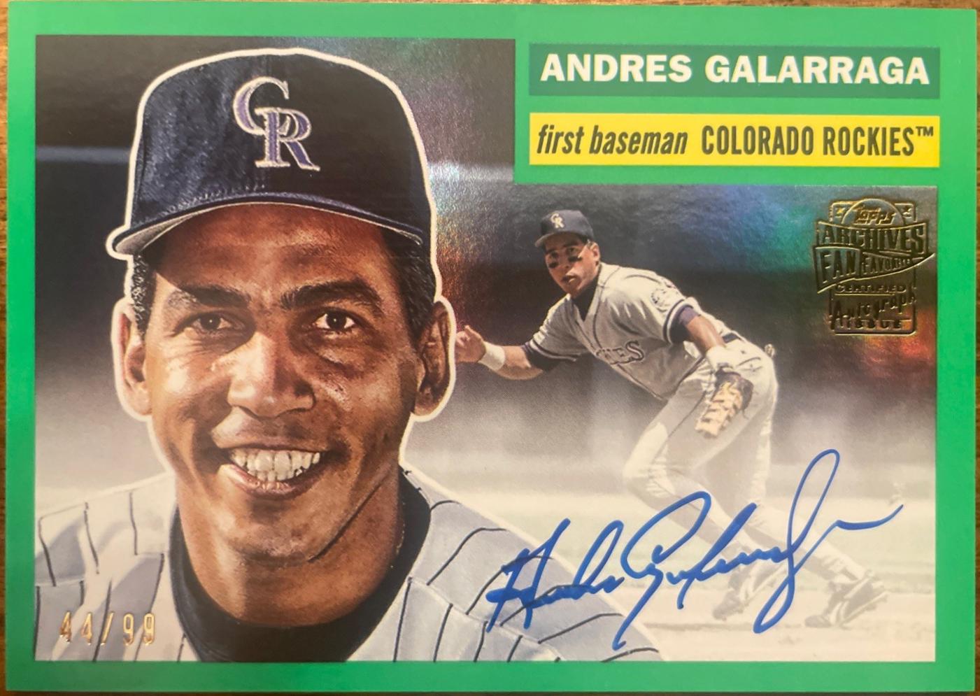 Andres Galarraga [Green] #56FFA-AGA