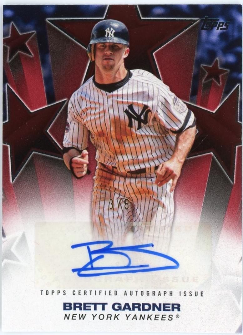 Brett Gardner [Red] #BSA2-BG