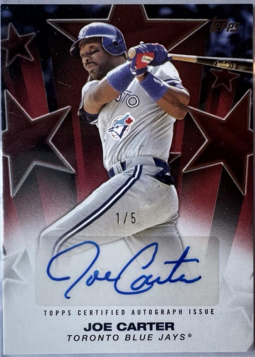 Joe Carter [Red] #BSA2-JC