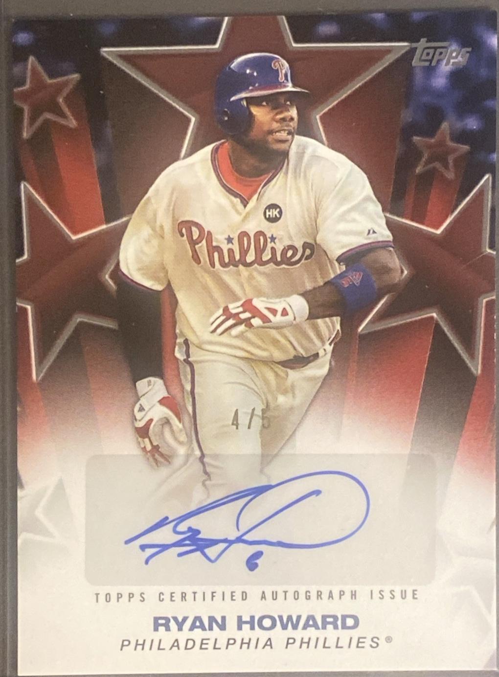 Ryan Howard [Red] #BSA2-RH