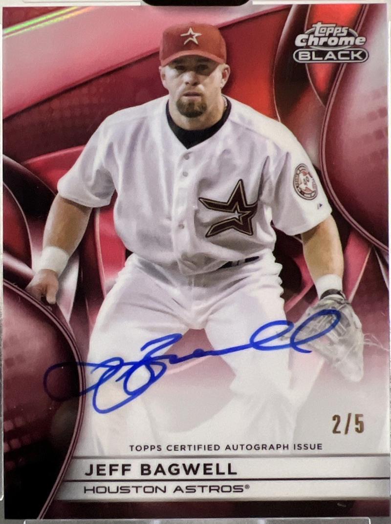 Jeff Bagwell [Red Refractor] #CBA-JBA