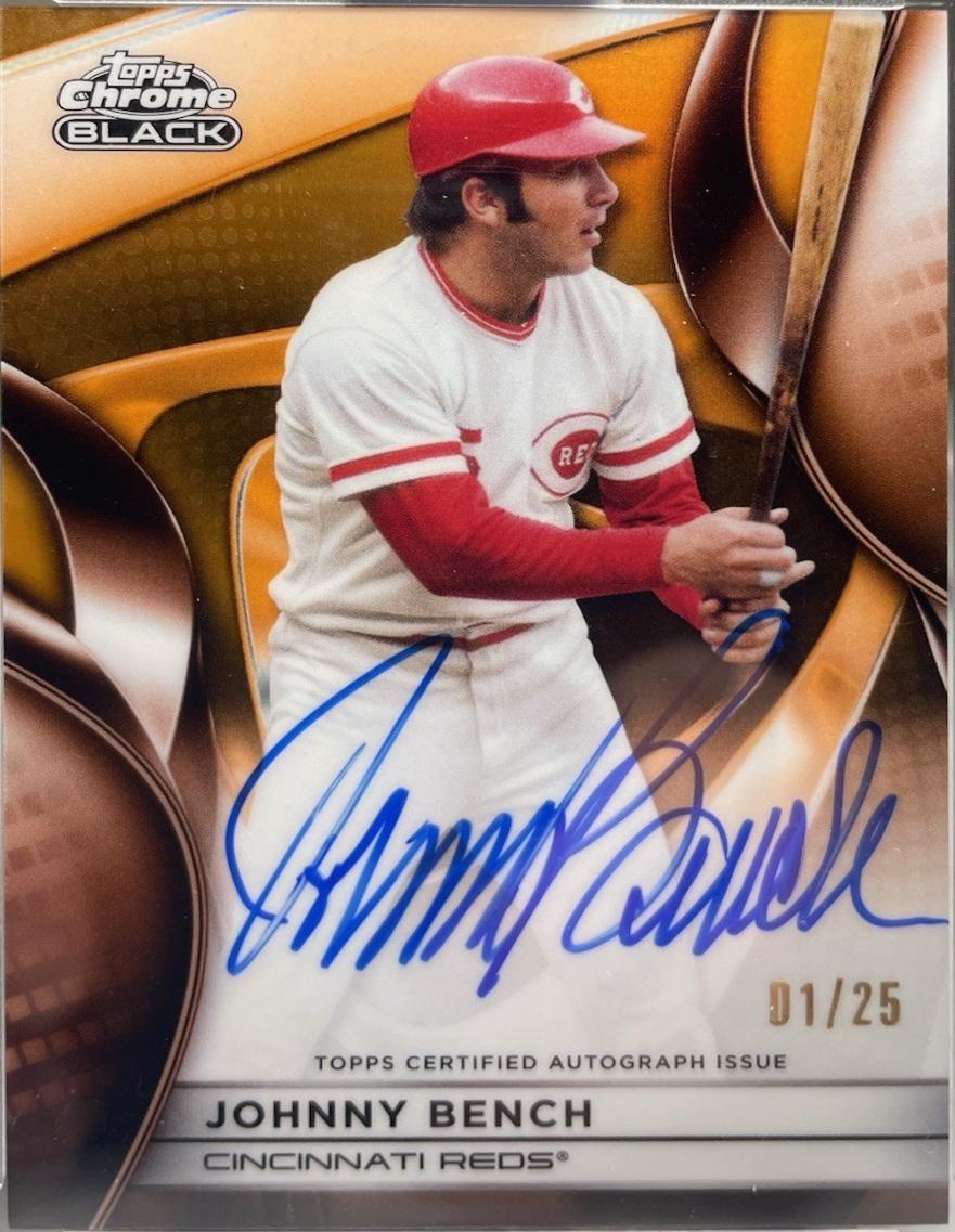 Johnny Bench [Orange Refractor] #CBA-JB