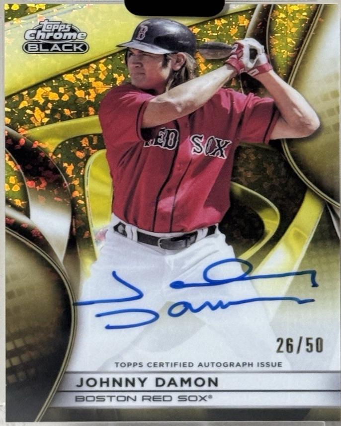 Johnny Damon [Gold Refractor] #CBA-JDA