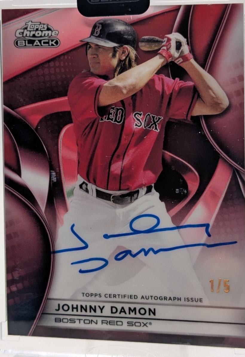 Johnny Damon [Red Refractor] #CBA-JDA