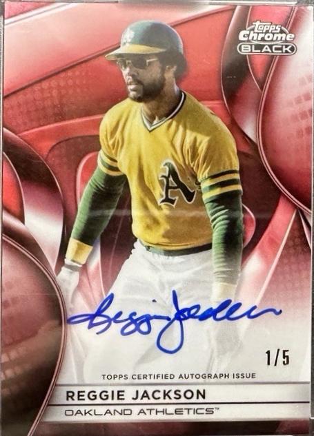 Reggie Jackson [Red Refractor] #CBA-RJA