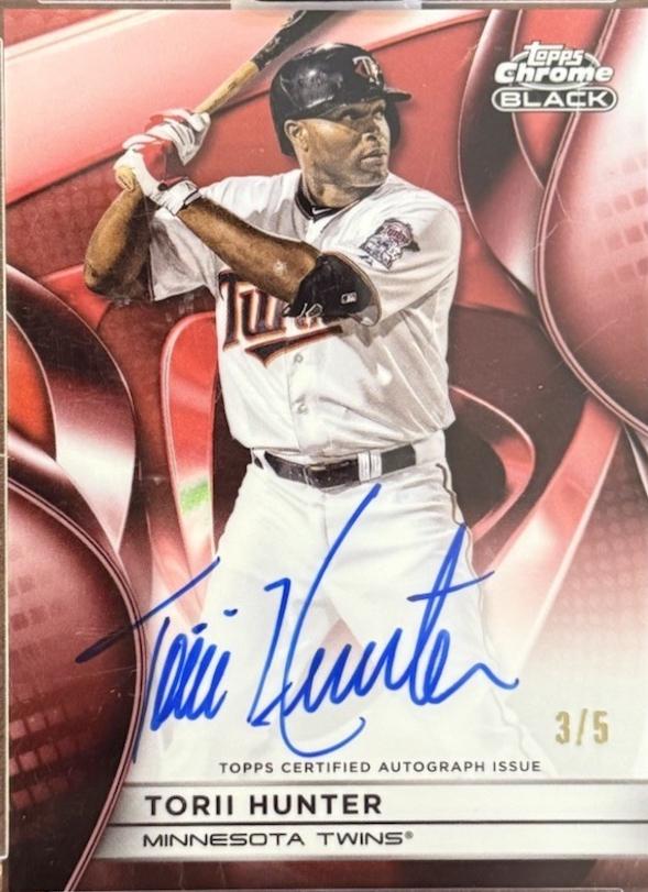 Torii Hunter [Red Refractor] #CBA-TH