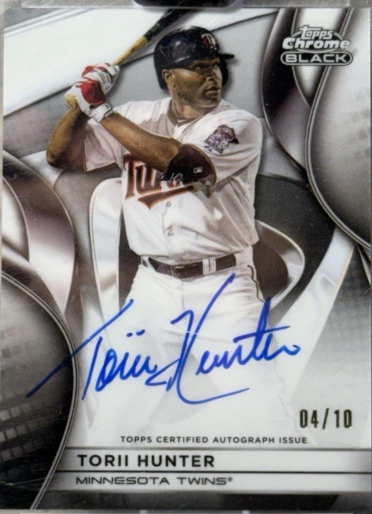 Torii Hunter [White Refractor] #CBA-TH