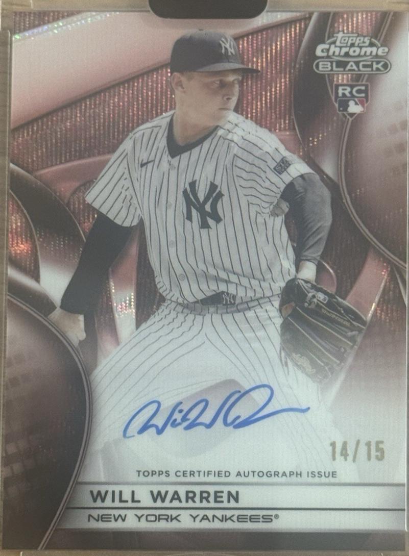 Will Warren [Rose Gold Wave Refractor] #CBA-WWA