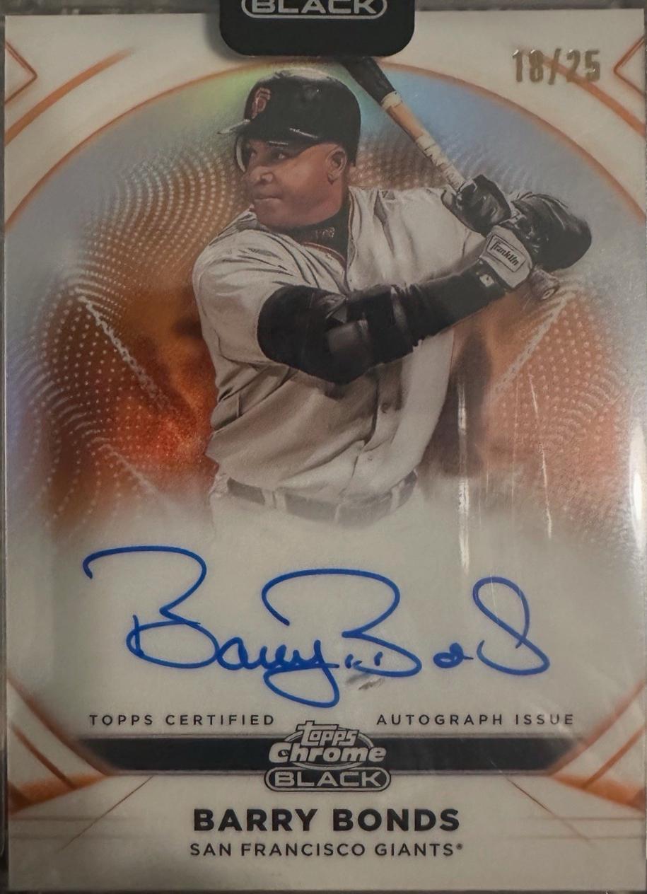Barry Bonds [Orange Trim Refractor] #IVA-BB