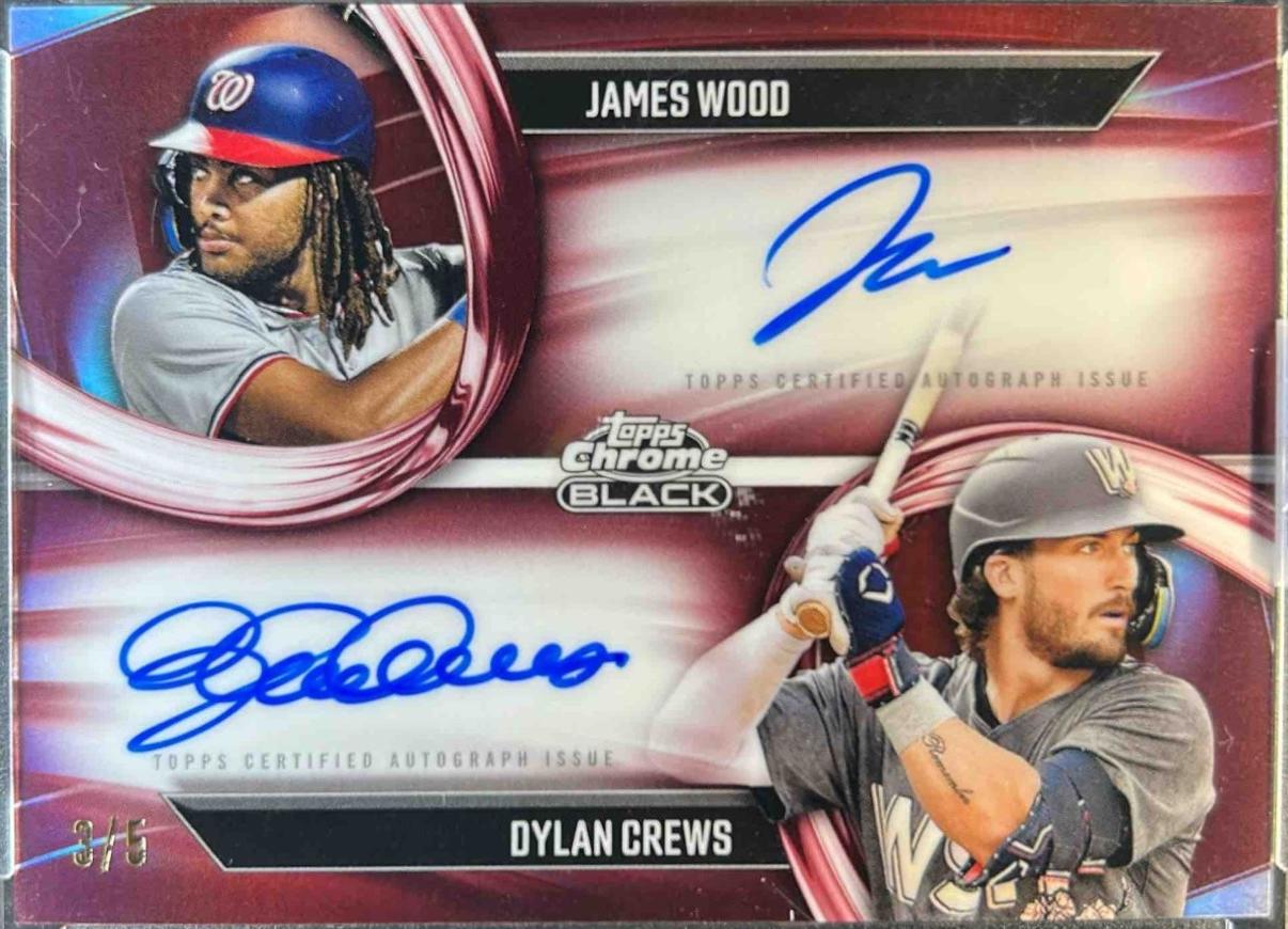 James Wood / Dylan Crews [Red Trim Refractor] #PDPA-WC