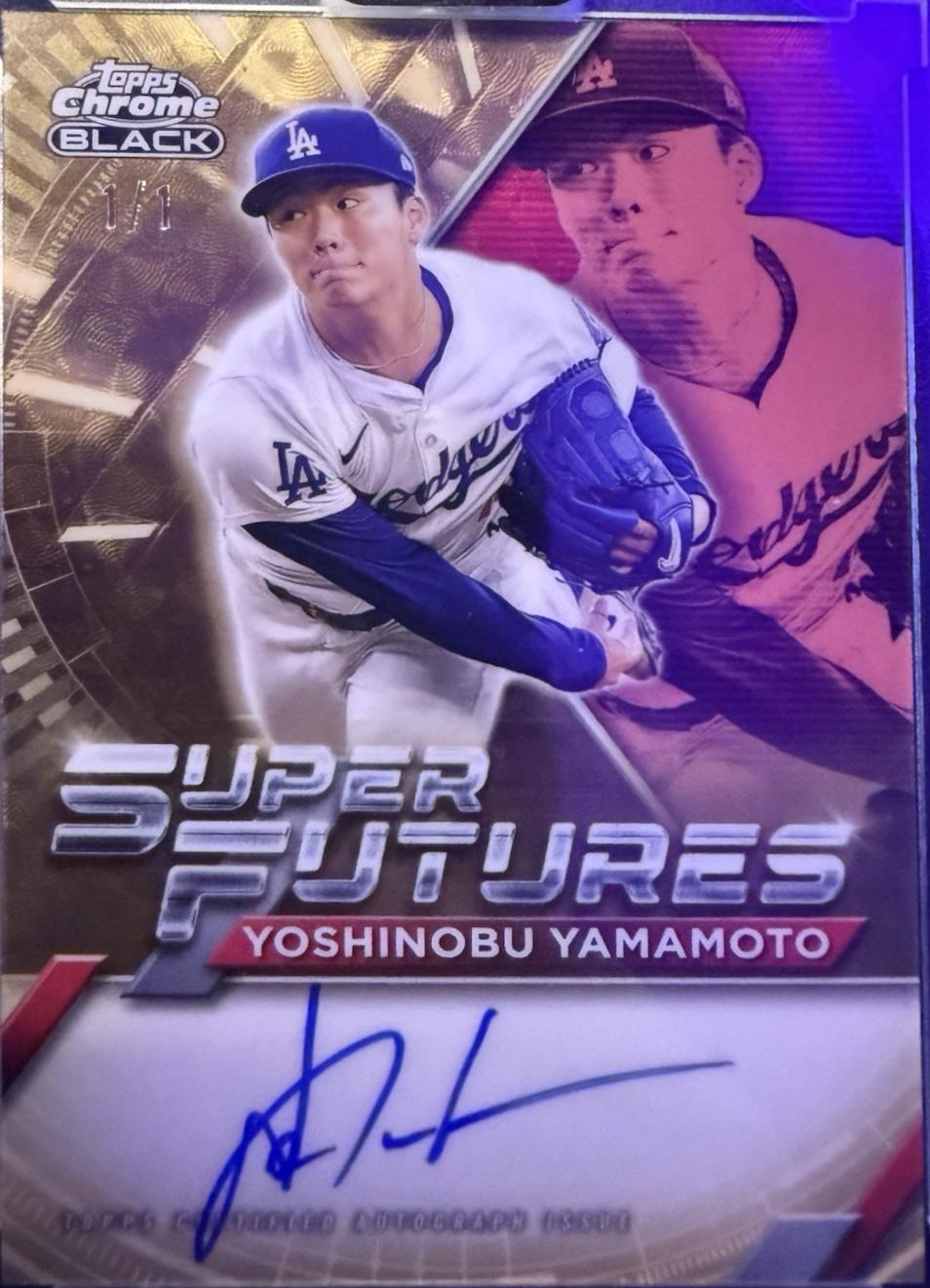 Yoshinobu Yamamoto [Superfractor] #FSA-YY