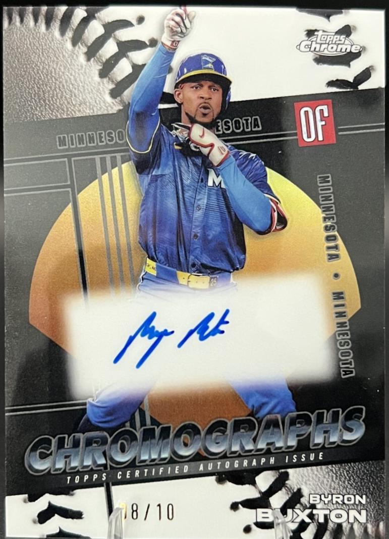 Byron Buxton [Black Refractor] #CHR-BB