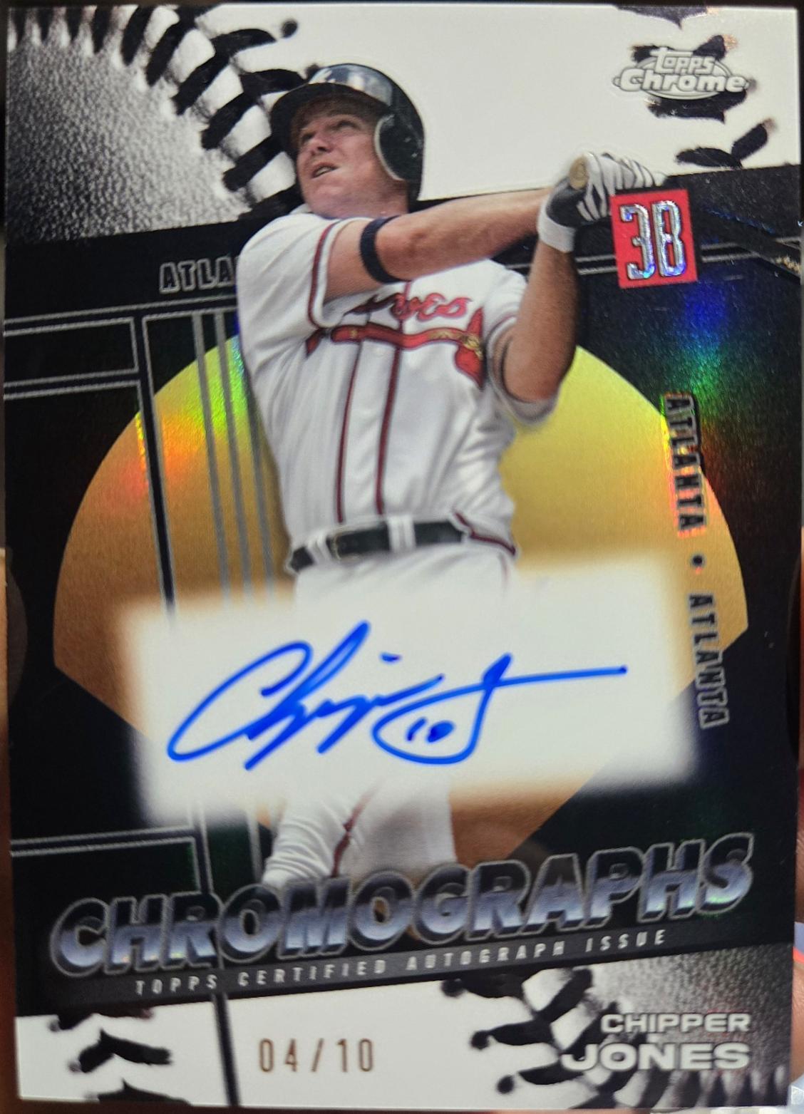 Chipper Jones [Black Refractor] #CHR-CJ