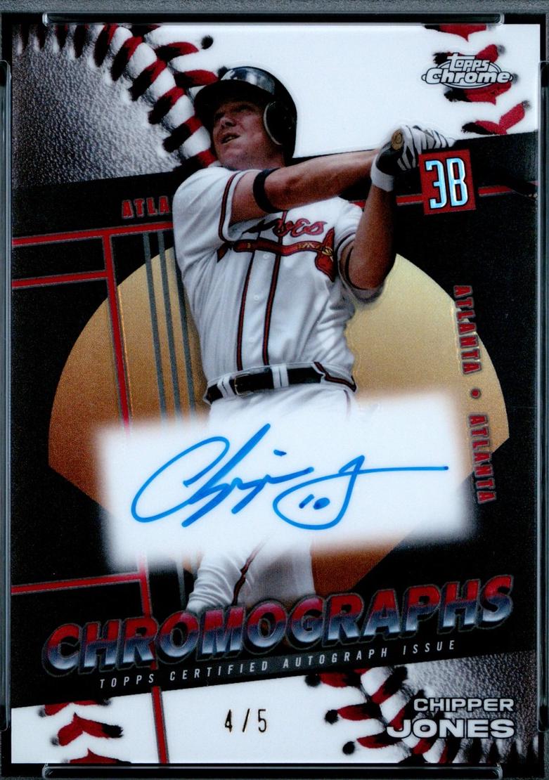 Chipper Jones [Red Refractor] #CHR-CJ