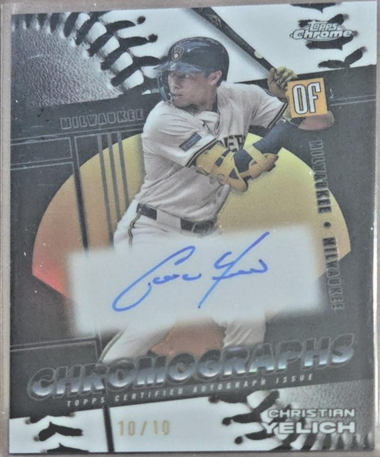 Christian Yelich [Black Refractor] #CHR-CY