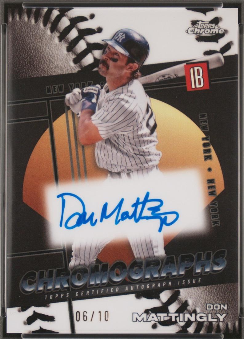 Don Mattingly [Black Refractor] #CHR-DM