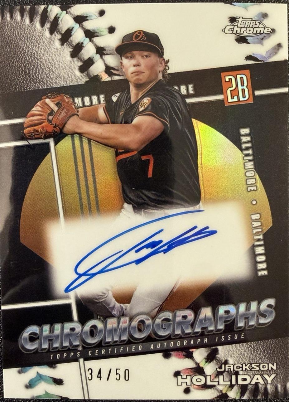 Jackson Holliday [Orange Refractor] #CHR-JH