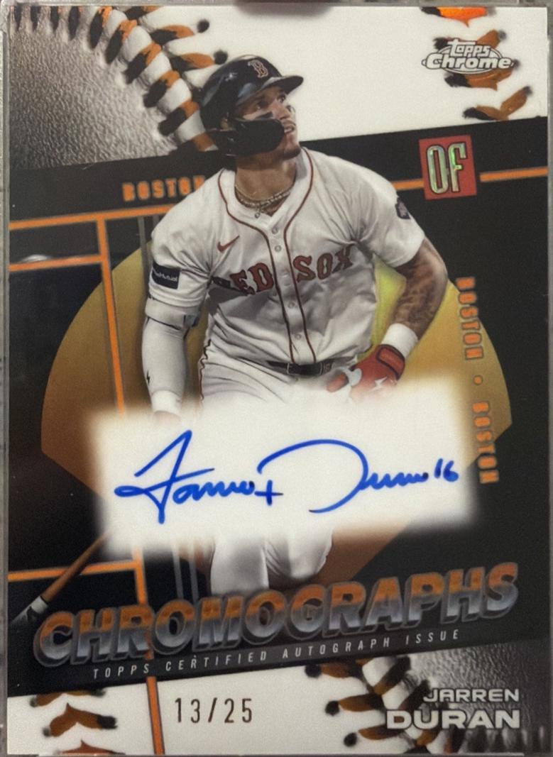 Jarren Duran [Orange Refractor] #CHR-JD