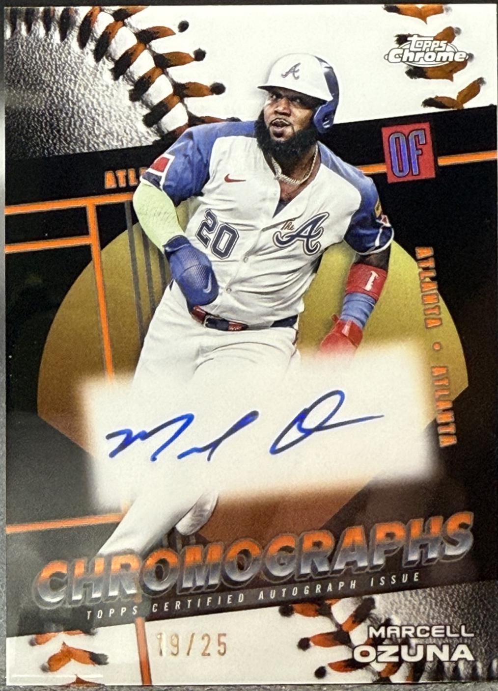 Marcell Ozuna [Orange Refractor] #CHR-MO