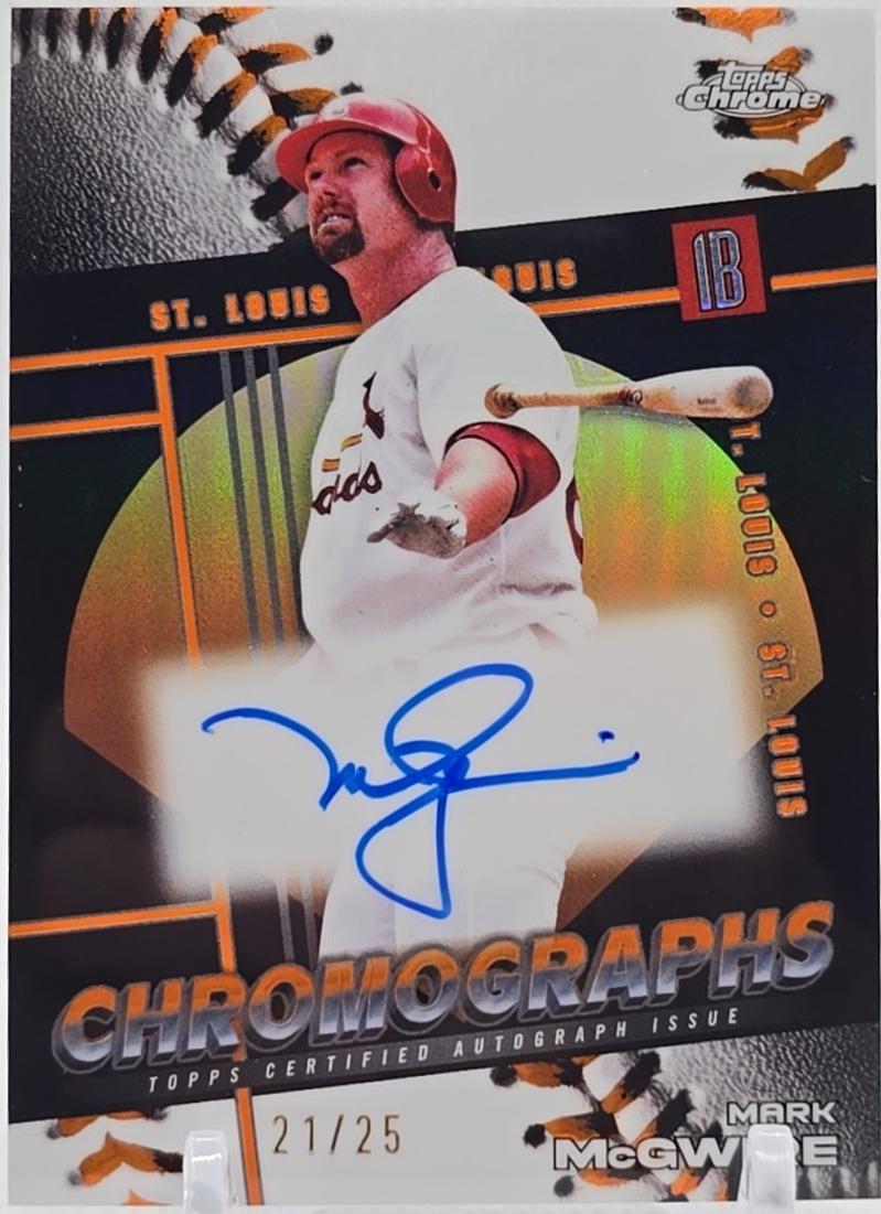 Mark McGwire [Red Refractor] #CHR-MM