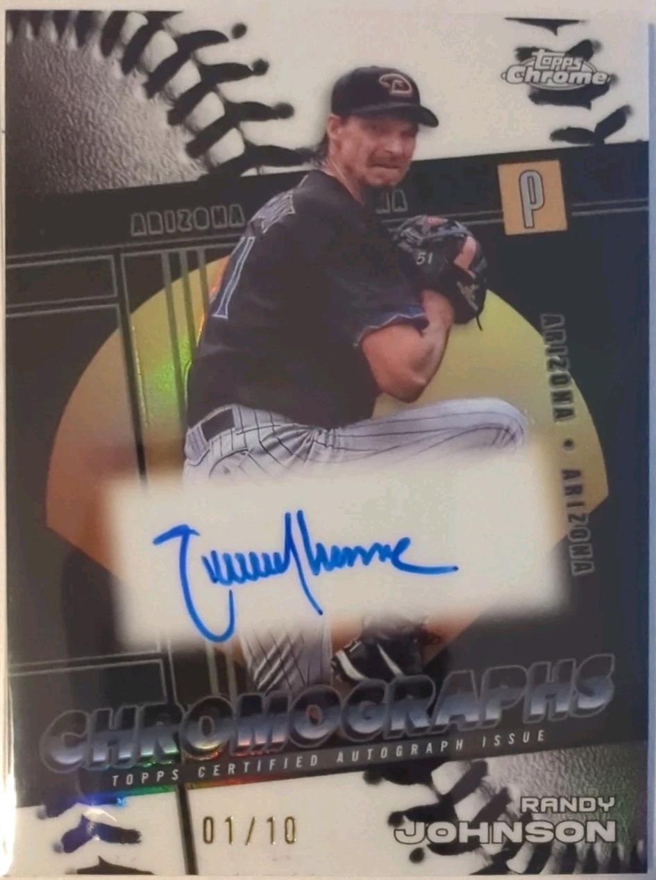 Randy Johnson [Black Refractor] #CHR-RJ