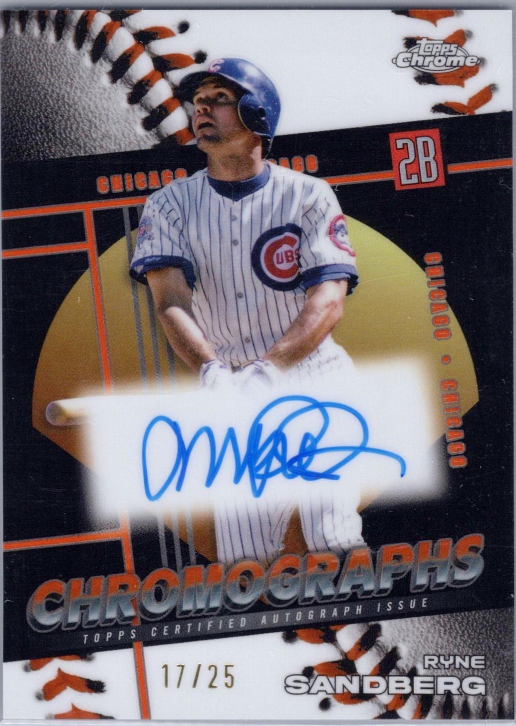 Ryne Sandberg [Orange Refractor] #CHR-RS