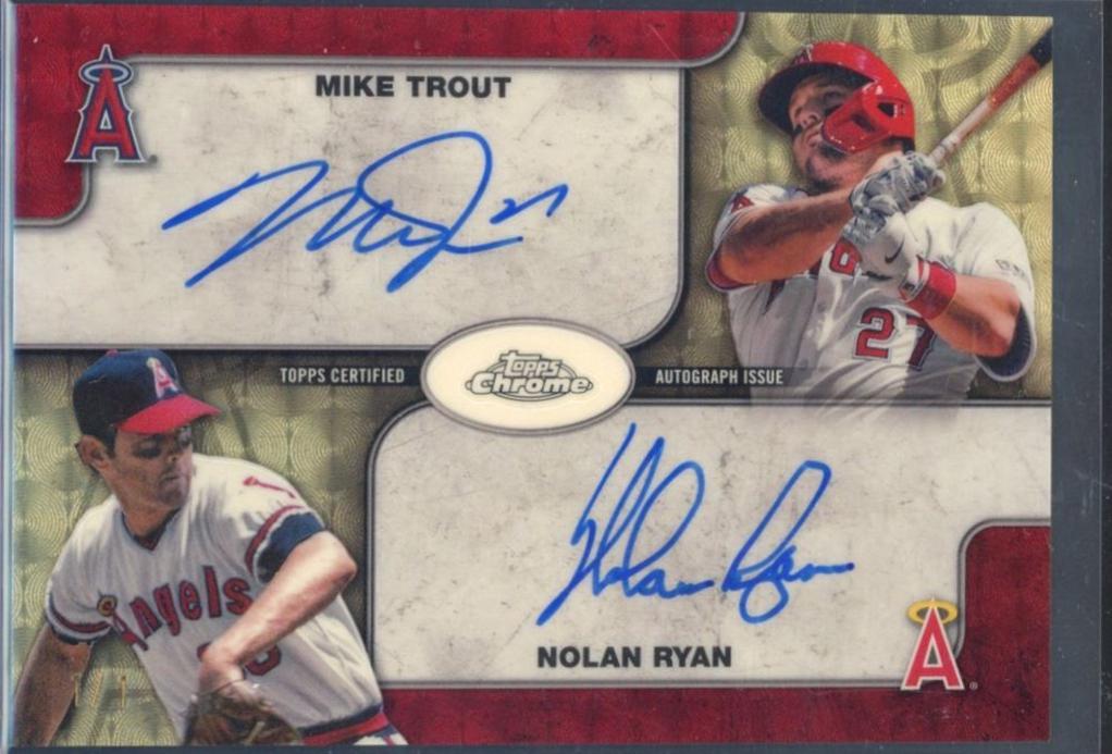 Mike Trout/Nolan Ryan [Superfractor] #CDA-TRR