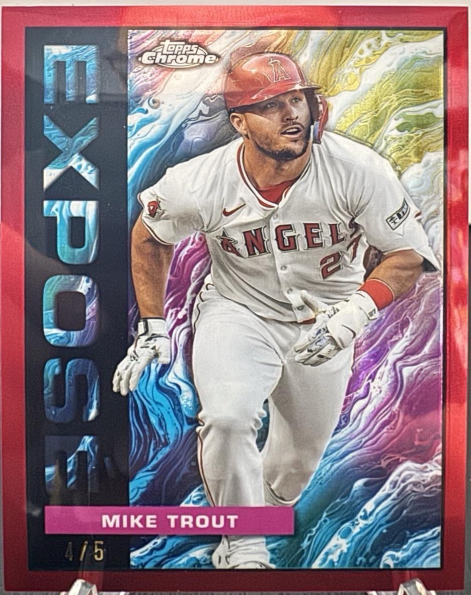 Mike Trout [Red Refractor] #TCE-1