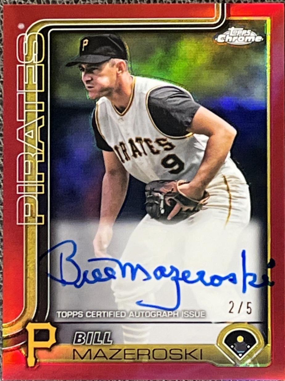Bill Mazeroski [Red Refractor] #CLA-BM