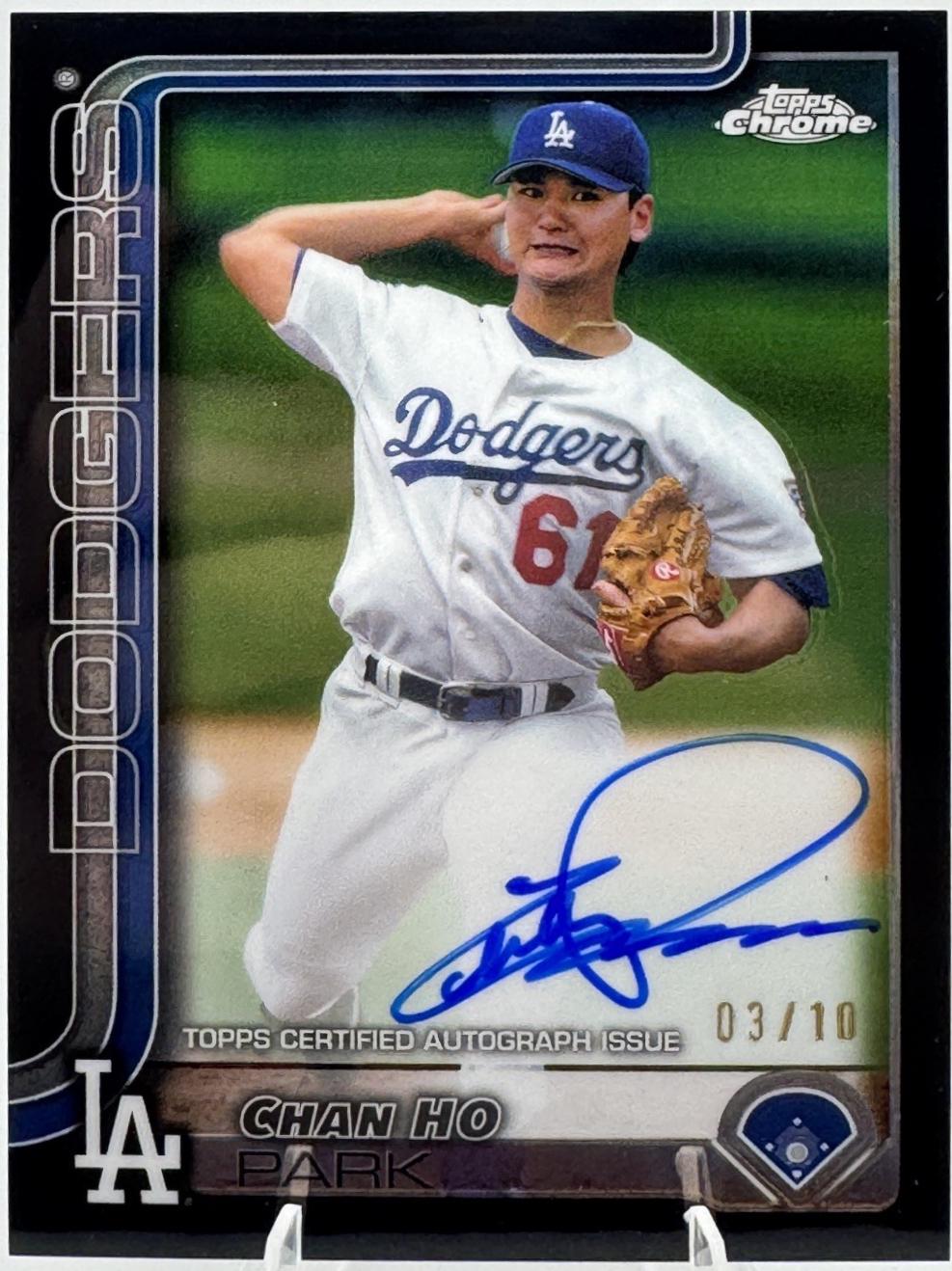 Chan Ho Park [Black Refractor] #CLA-CP
