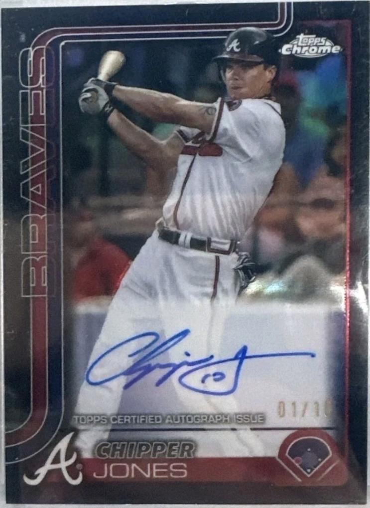 Chipper Jones [Printing Plate] #CLA-CJ