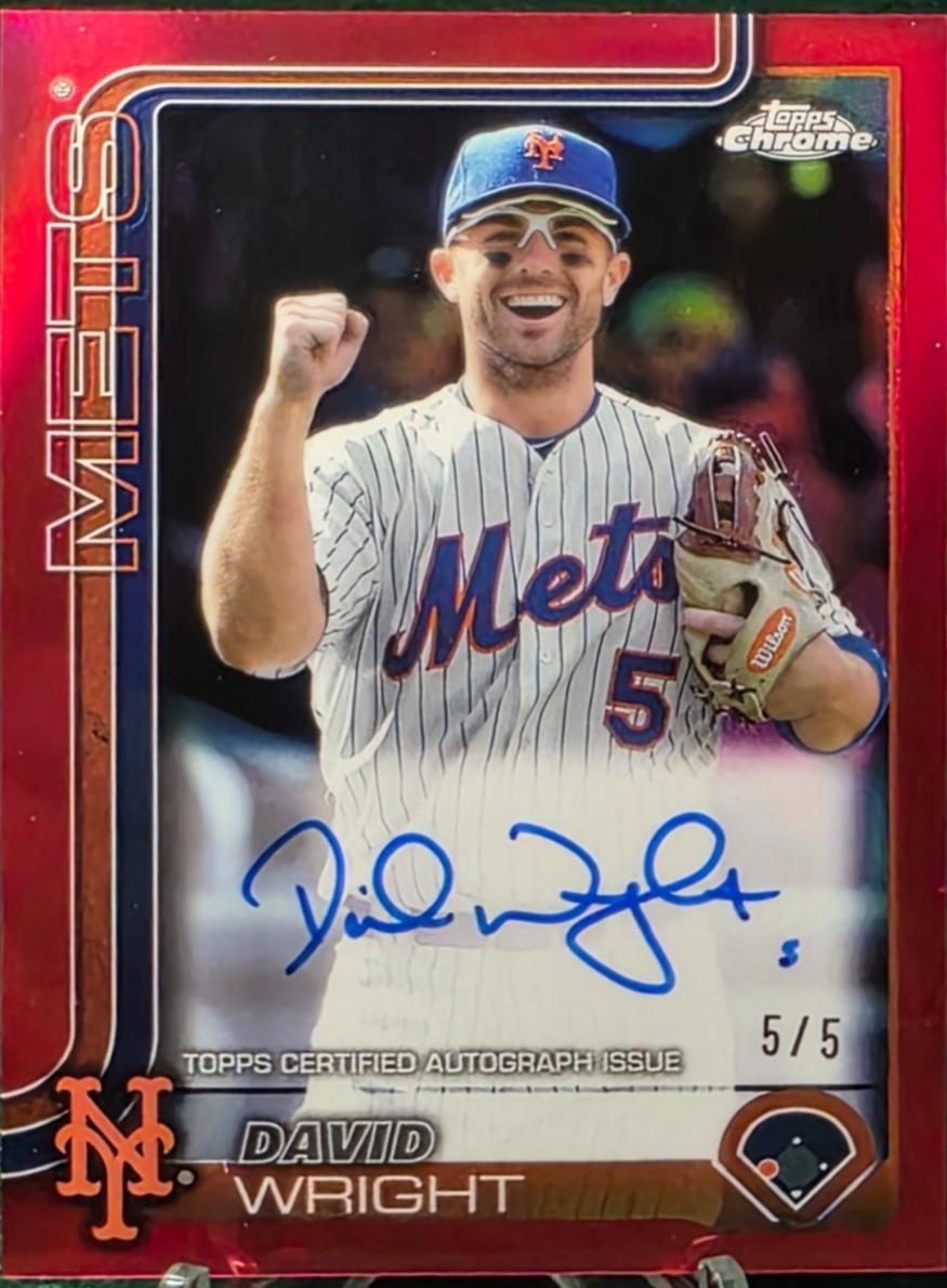 David Wright [Red Refractor] #CLA-DW