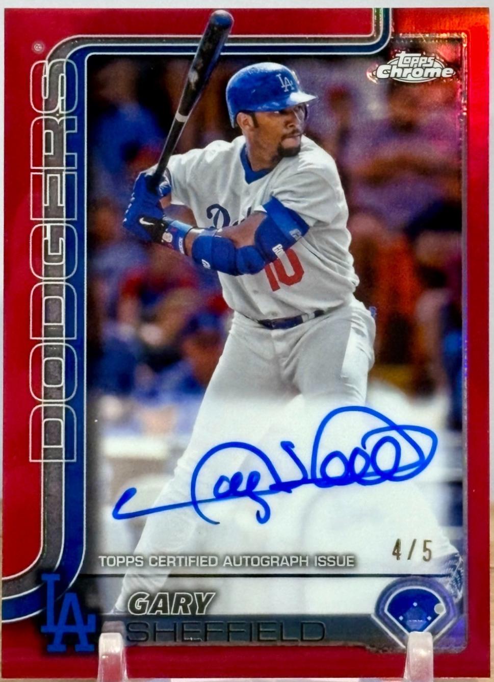 Gary Sheffield [Red Refractor] #CLA-GS