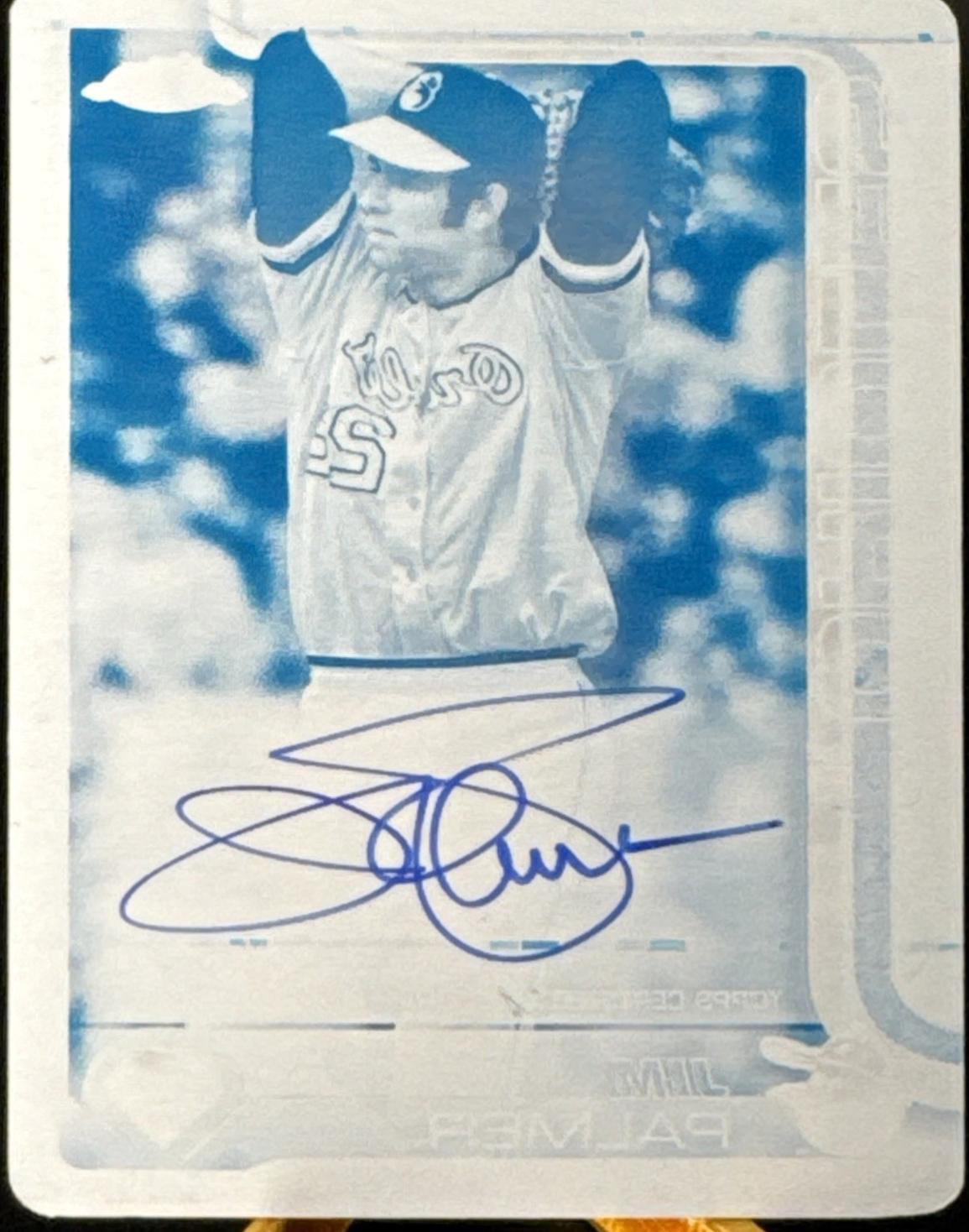 Jim Palmer [Printing Plate] #CLA-JP