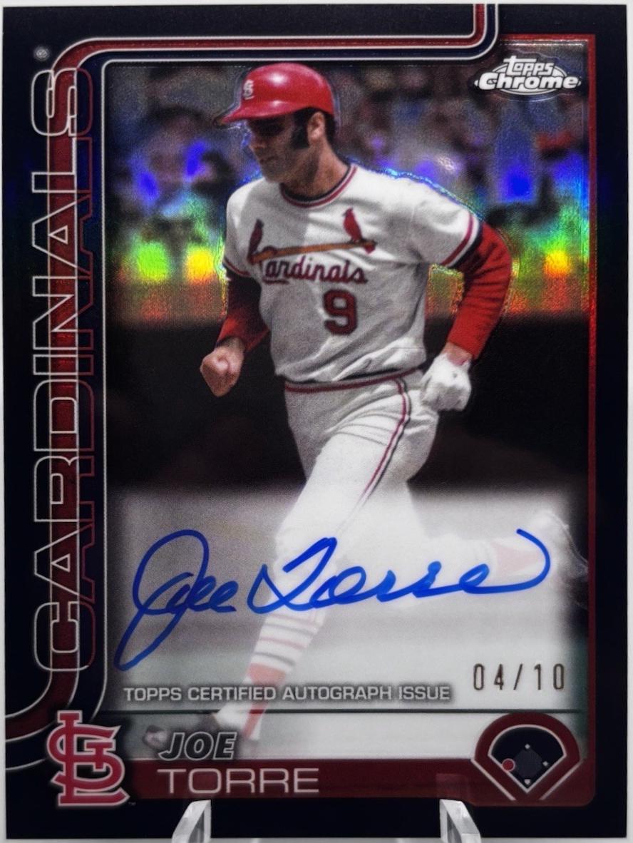 Joe Torre [Black Refractor] #CLA-JT