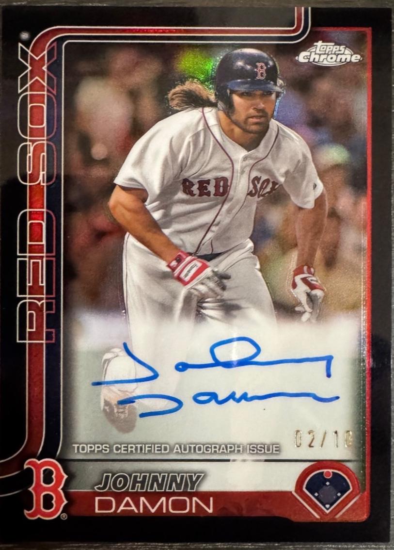 Johnny Damon [Black Refractor] #CLA-JD