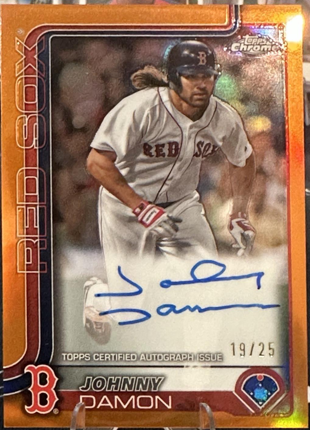 Johnny Damon [Orange Refractor] #CLA-JD