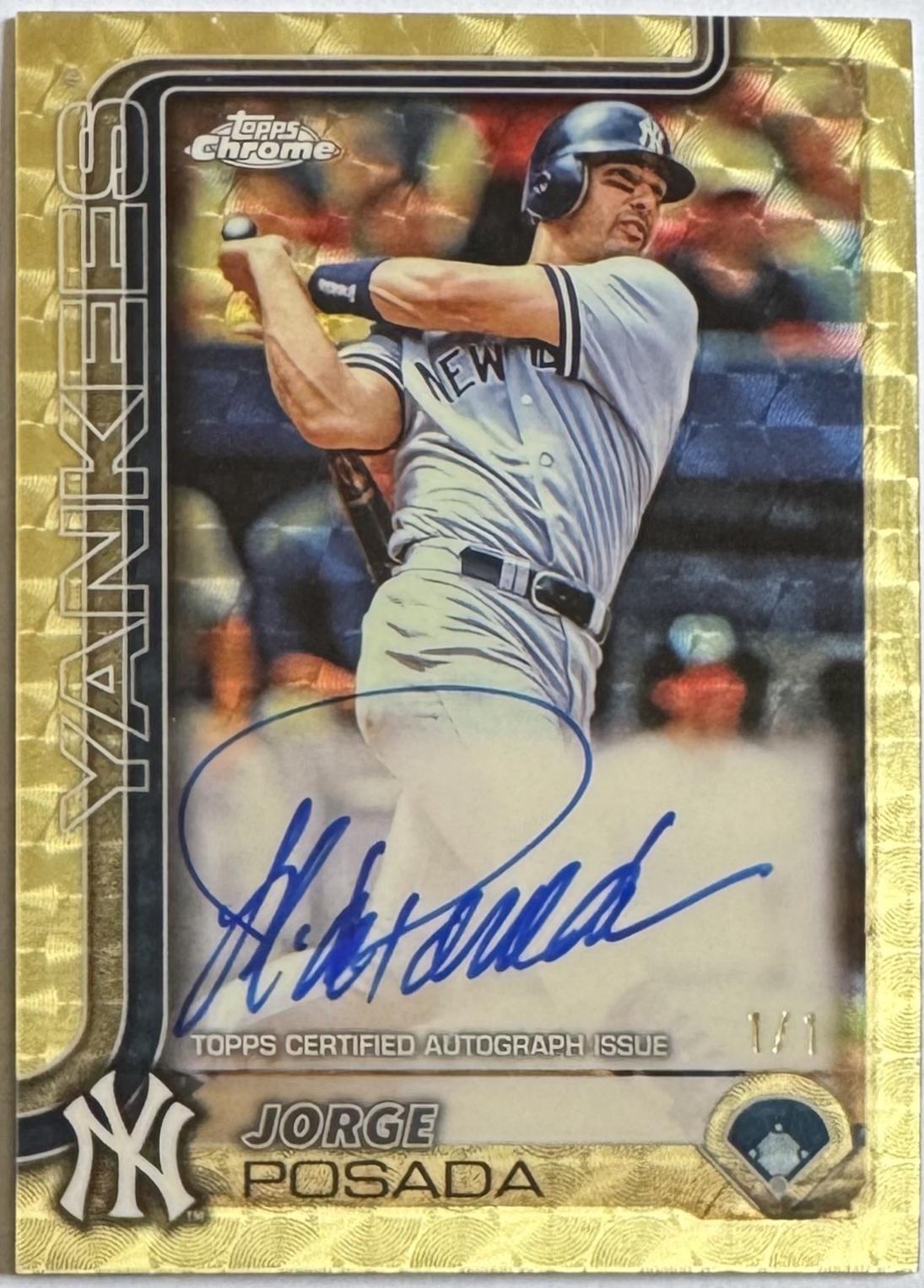 Jorge Posada [Superfractor] #CLA-JPO