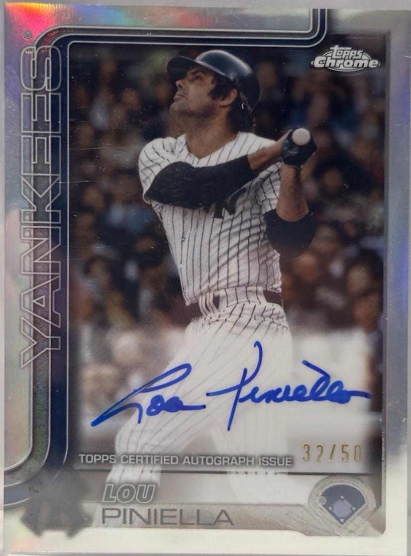 Lou Piniella [Orange Refractor] #CLA-LP