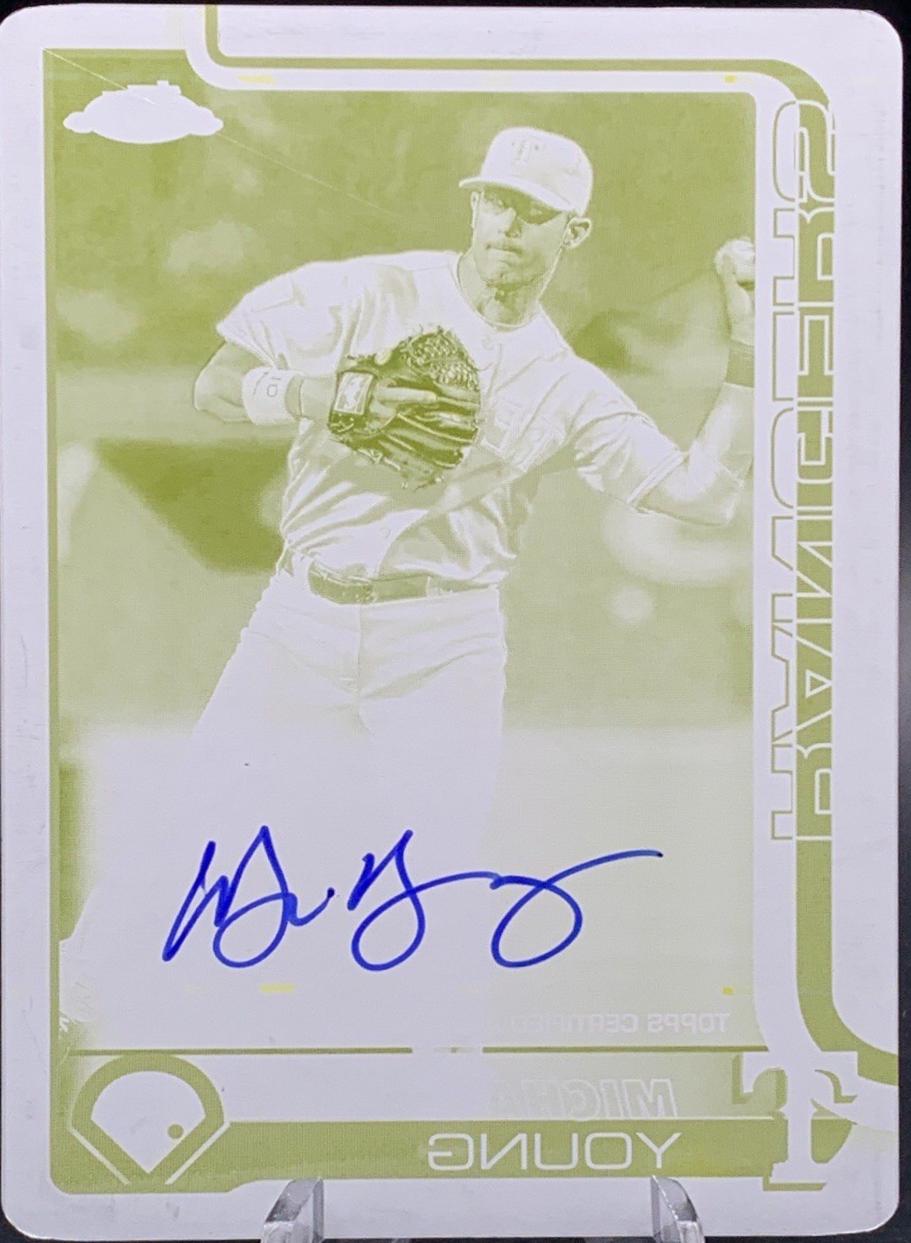 Michael Young [Printing Plate] #CLA-MY