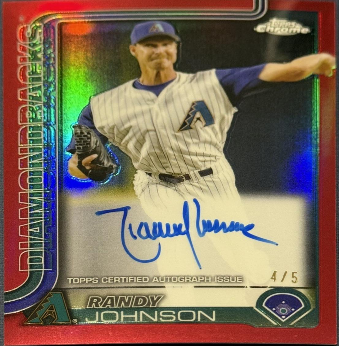 Randy Johnson [Red Refractor] #CLA-RJO