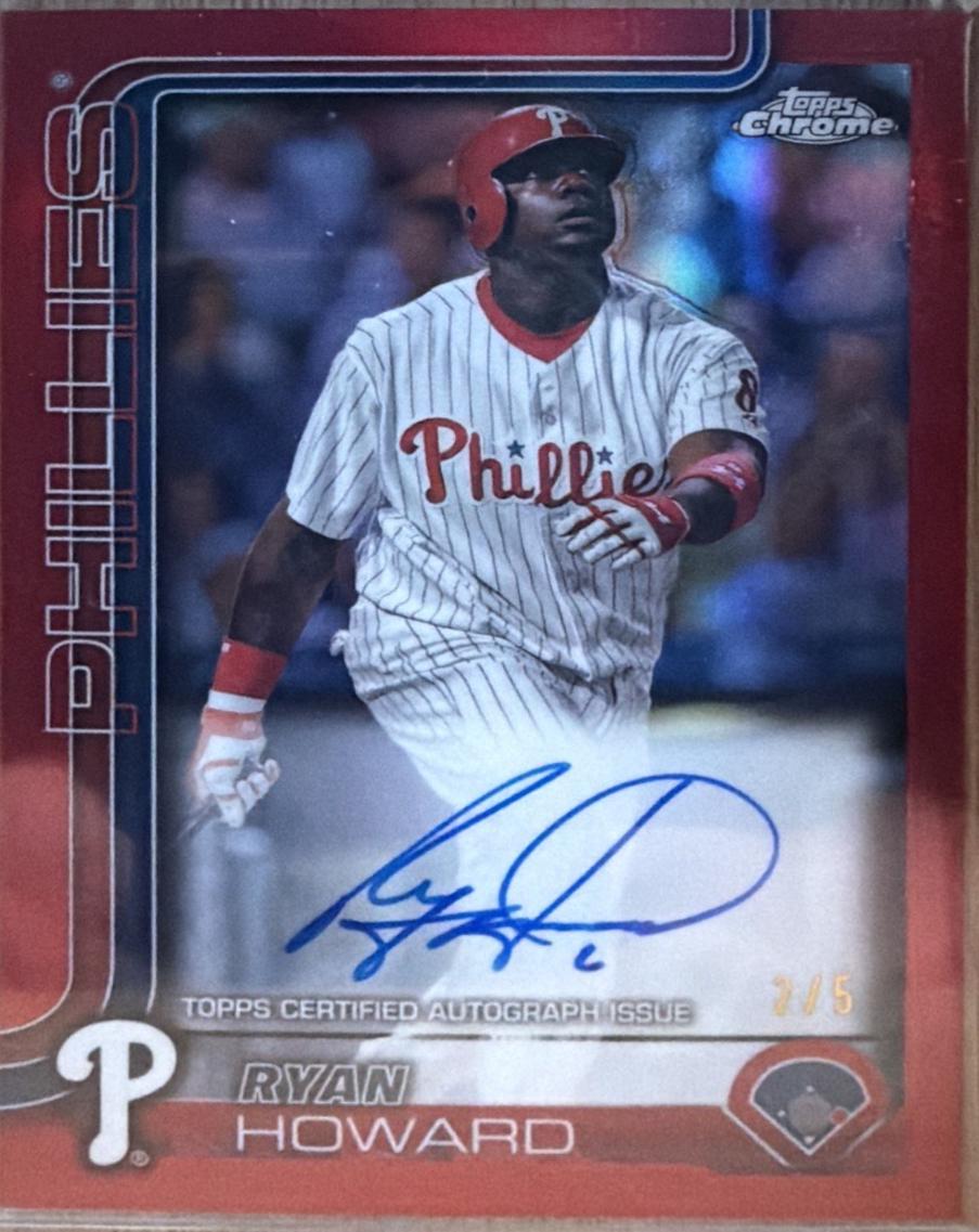 Ryan Howard [Red Refractor] #CLA-RH
