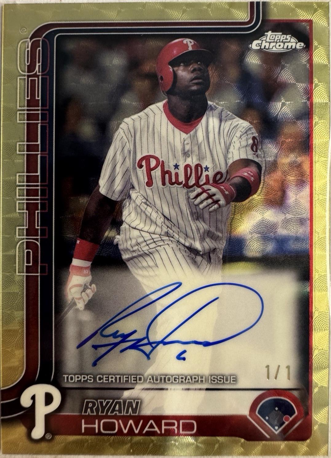 Ryan Howard [Superfractor] #CLA-RH
