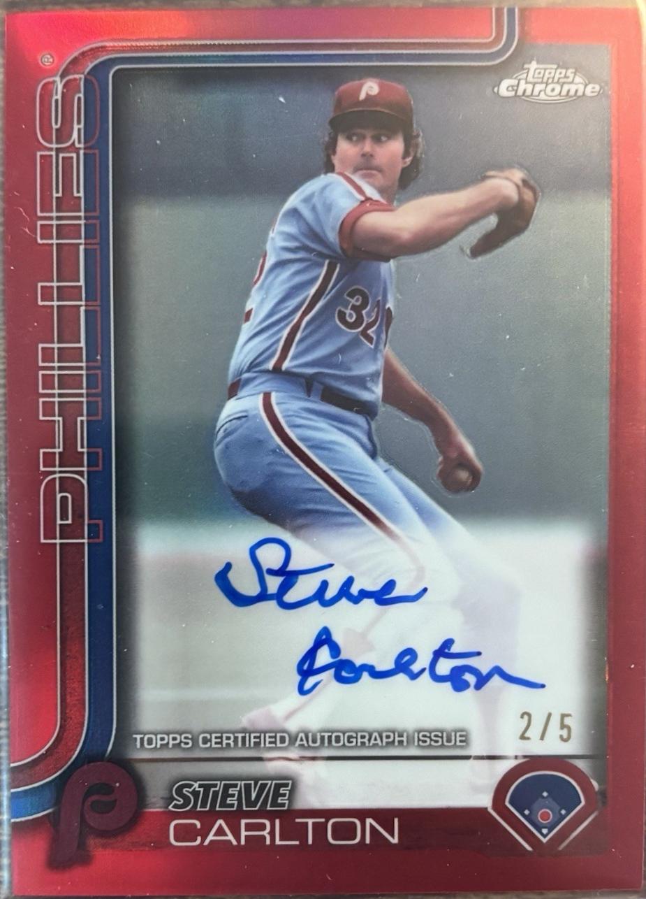 Steve Carlton [Red Refractor] #CLA-SC