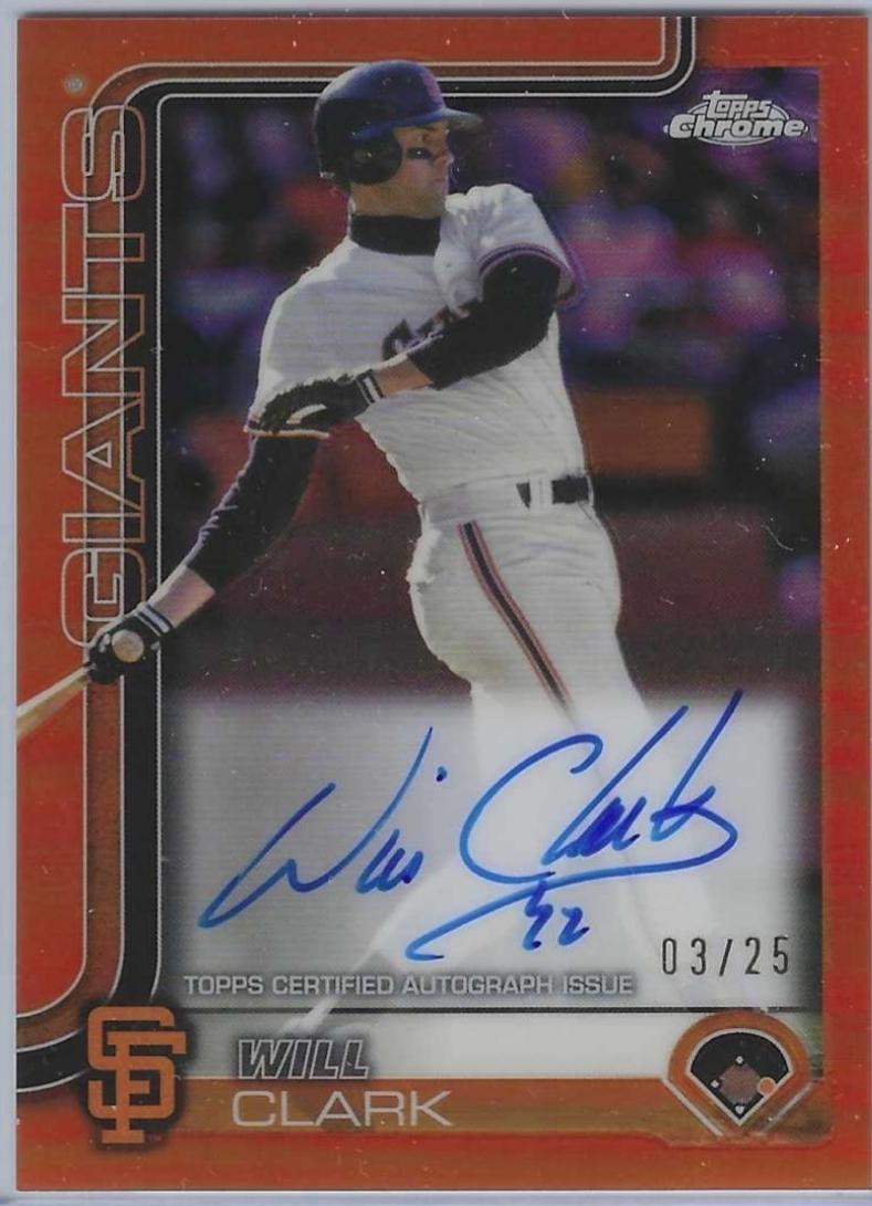 Will Clark [Orange Refractor] #CLA-WC