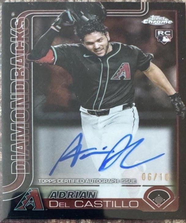 Adrian Del Castillo [Black Refractor] #RA-AD