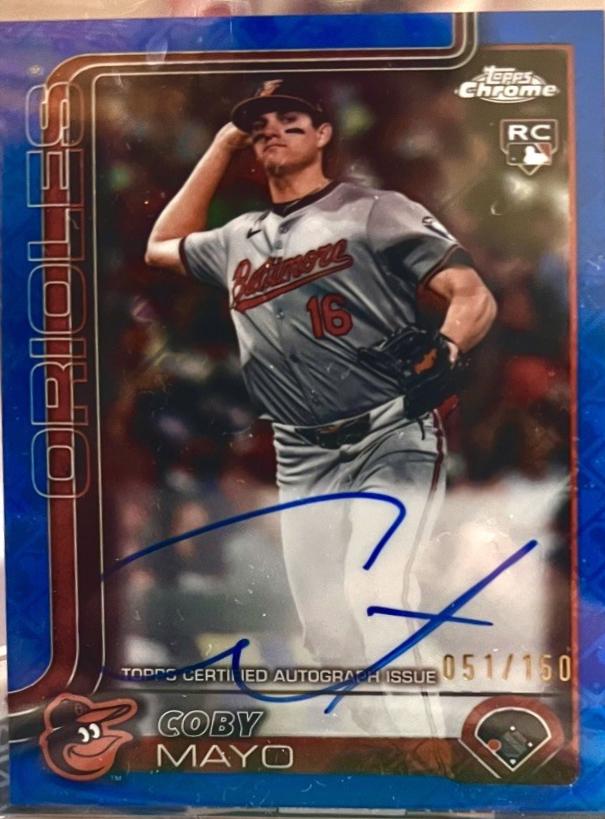 Coby Mayo [Blue Refractor] #RA-CMA